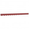 Lambrekin do markizy, burgundowe paski, 3,5 m
