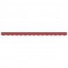Lambrekin do markizy, burgundowe paski, 3,5 m