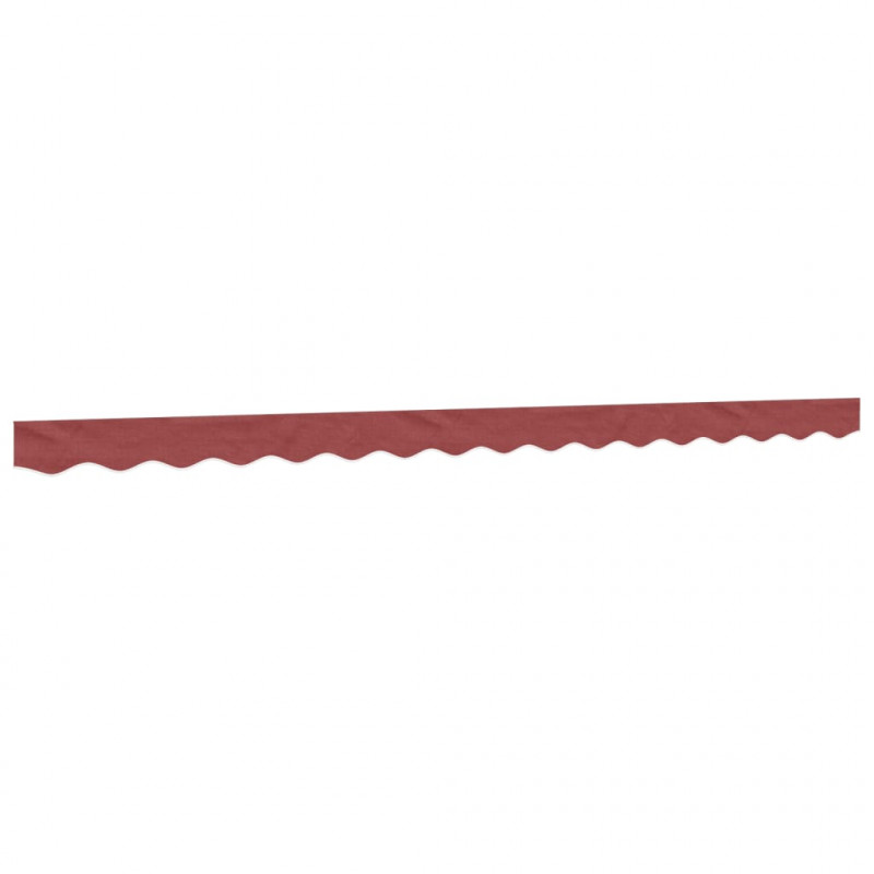 Lambrekin do markizy, burgundowe paski, 4 m
