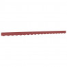 Lambrekin do markizy, burgundowe paski, 4,5 m