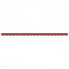 Lambrekin do markizy, burgundowe paski, 4,5 m