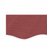 Lambrekin do markizy, burgundowe paski, 4,5 m