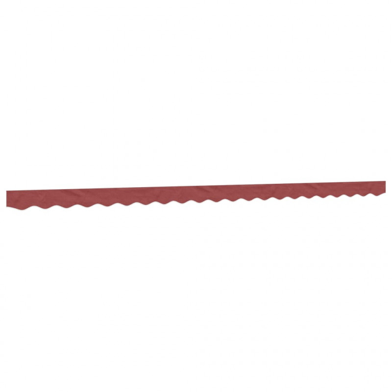 Lambrekin do markizy, burgundowe paski, 5 m