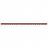Lambrekin do markizy, burgundowe paski, 5 m
