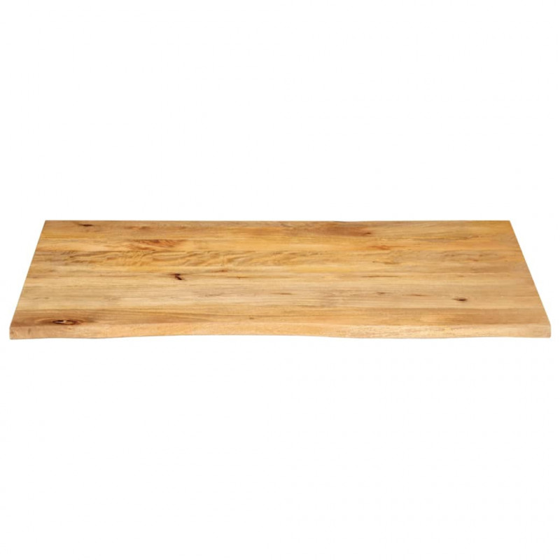 Blat stołu z naturalną krawędzią, 120x60x3,8 cm, drewno mango