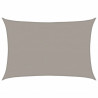 Żagiel przeciwsłoneczny, 160 g/m², jasnoszary, 4x5 m, HDPE