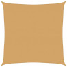 Żagiel przeciwsłoneczny, 160 g/m², piaskowy, 5x5 m, HDPE