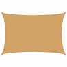 Żagiel przeciwsłoneczny, 160 g/m², piaskowy, 2x2,5 m, HDPE