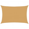 Żagiel przeciwsłoneczny, 160 g/m², piaskowy, 4x6 m, HDPE
