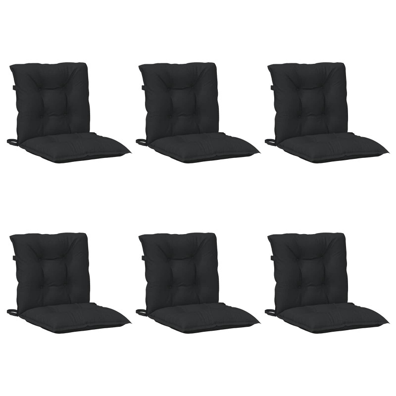 Zestaw poduszek do krzesła z niskim oparciem 6 pcs