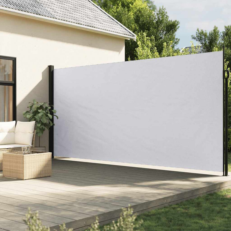 Zwijana markiza boczna, biała, 200x300 cm