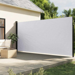 Zwijana markiza boczna, biała, 220x500 cm
