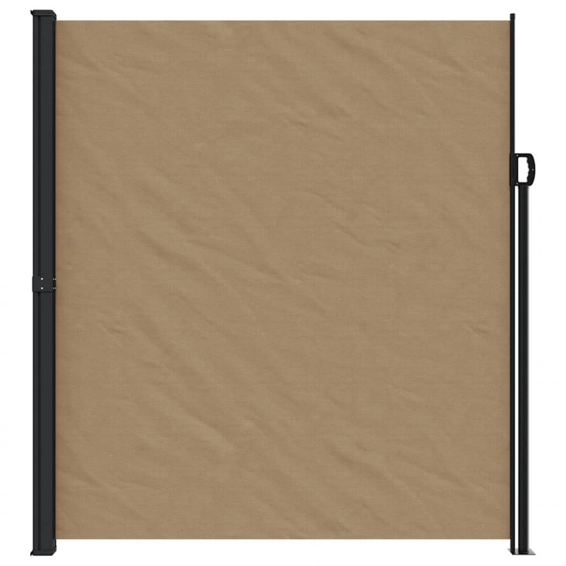 Zwijana markiza boczna, taupe, 220x500 cm