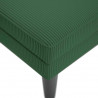 Leżanka z Poduszką ciemnozielona Corduroy Fabric