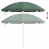 Parasol plażowy Zielony 161 x 161 x 193 cm Poliester
