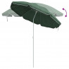 Parasol plażowy Zielony 161 x 161 x 193 cm Poliester