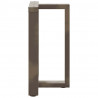 Nogi do stołu jadalnego w kształcie litery T 2 szt. Czarne 60x35x(72-73) cm Stal
