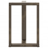Nogi do stołu jadalnego w kształcie litery T 2 szt. Czarne 60x35x(72-73) cm Stal