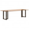 Nogi do stołu jadalnego w kształcie litery T 2 szt. Czarne 60x35x(72-73) cm Stal