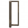 Nogi do stołu barowego w kształcie litery T 2 szt. Czarne 50x35x(90-91) cm Stal