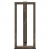 Nogi do stołu barowego w kształcie litery T 2 szt. Czarne 50x35x(90-91) cm Stal