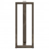 Nogi do stołu barowego w kształcie litery T 2 szt. Czarne 40x35x(100-101) cm Stal
