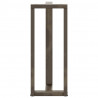 Nogi do stołu barowego w kształcie litery T 2 szt. Czarne 50x35x(100-101) cm Stal