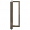 Nogi do stołu barowego w kształcie litery T 2 szt. Czarne 60x35x(100-101) cm Stal