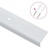 Listwy schodowe 30 pcs Srebrny 67 x 3 x 2 cm Aluminium