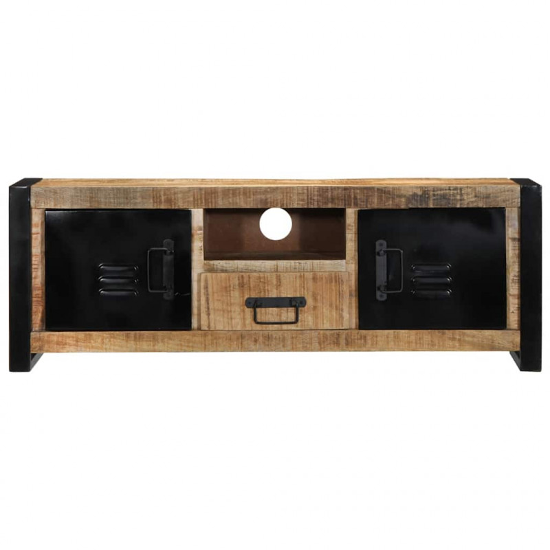 Szafka RTV 100x30x35 cm lite drewno surowe mango