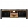 Szafka RTV 100x30x35 cm lite drewno surowe mango