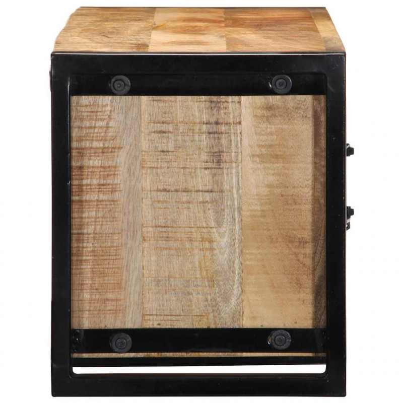 Szafka RTV 100x30x35 cm lite drewno surowe mango