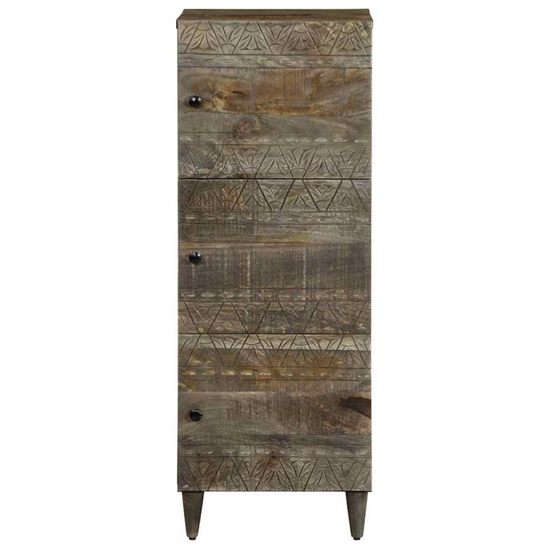 Szafka, 40x33x110 cm, lite drewno mango