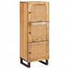 Highboard z drzwiami Brązowy 90 x 33 x 75 cm Drewno z mango