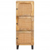 Highboard z drzwiami Brązowy 90 x 33 x 75 cm Drewno z mango