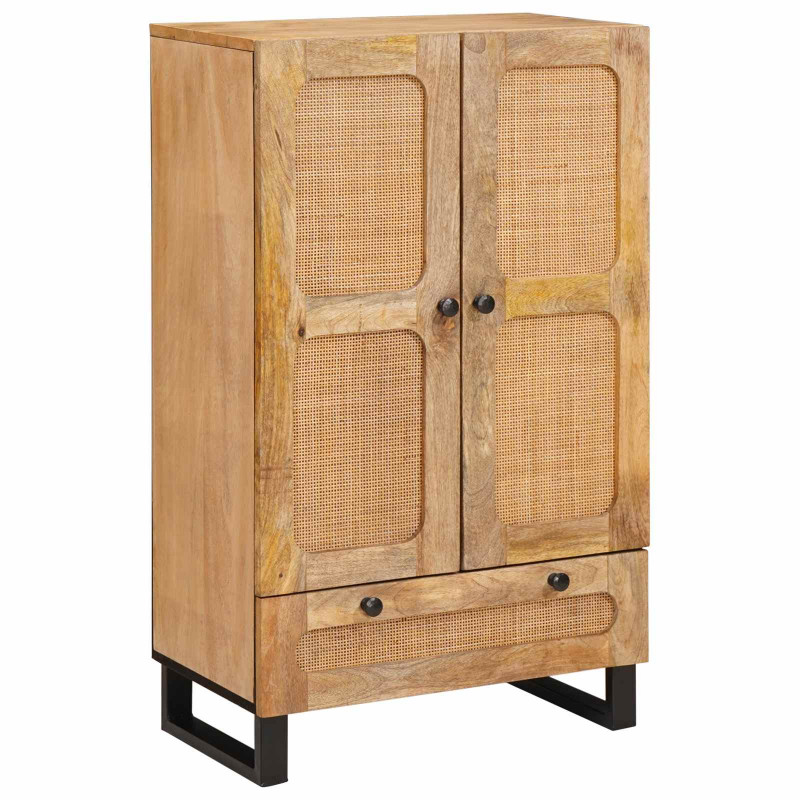 Highboard z szufladą Brązowy 40 x 33 x 110 cm Drewno z mango
