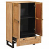Highboard z szufladą Brązowy 40 x 33 x 110 cm Drewno z mango