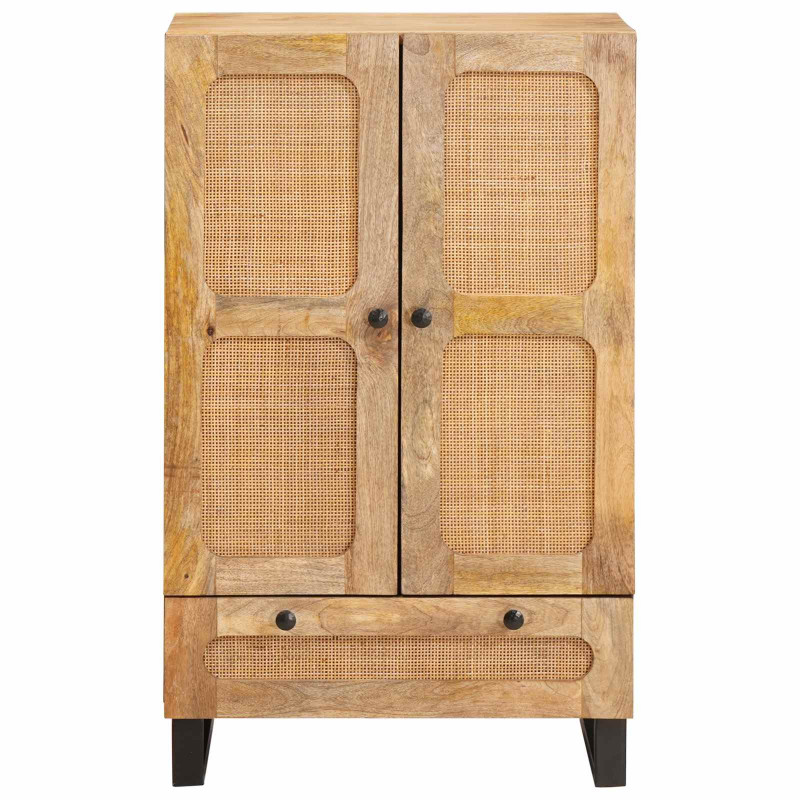 Highboard z szufladą Brązowy 40 x 33 x 110 cm Drewno z mango