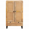 Highboard z szufladą Brązowy 40 x 33 x 110 cm Drewno z mango