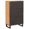 Highboard z szufladą Brązowy 40 x 33 x 110 cm Drewno z mango