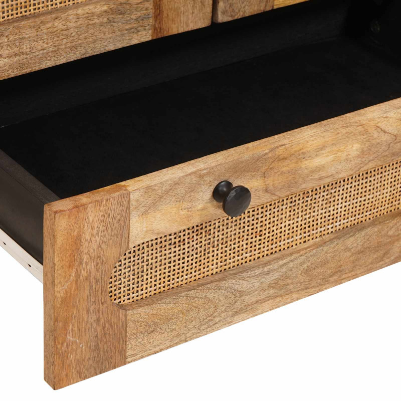 Highboard z szufladą Brązowy 40 x 33 x 110 cm Drewno z mango