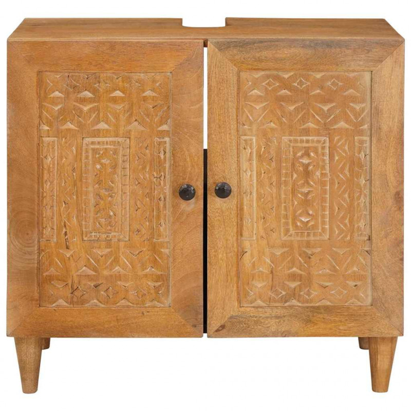 Szafka Łazienkowa z przechowywaniem Jasny Brąz 62 x 33 x 58 cm