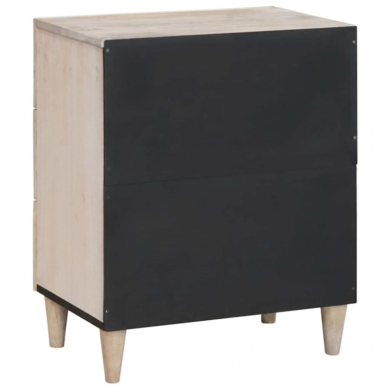 Szafka Nocna Biały 50 x 33 x 62 cm Drewno inżynieryjne
