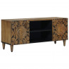 Szafka pod telewizor Brązowy 105 x 33,5 x 46 cm Drewno z mango