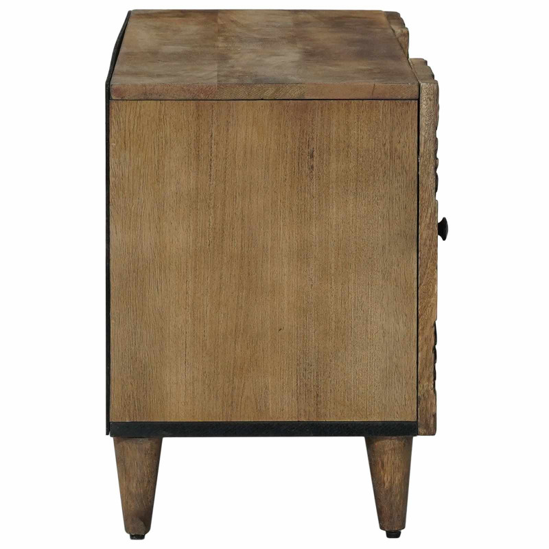 Szafka pod telewizor Brązowy 105 x 33,5 x 46 cm Drewno z mango