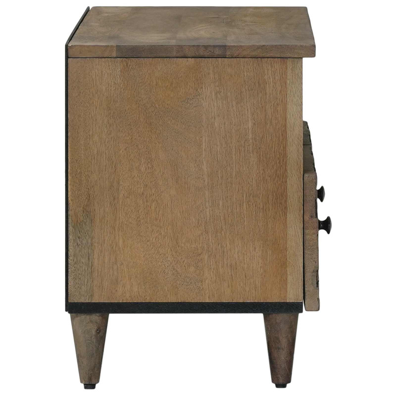 Szafka pod telewizor Brązowy 70 x 33,5 x 46 cm Drewno z mango
