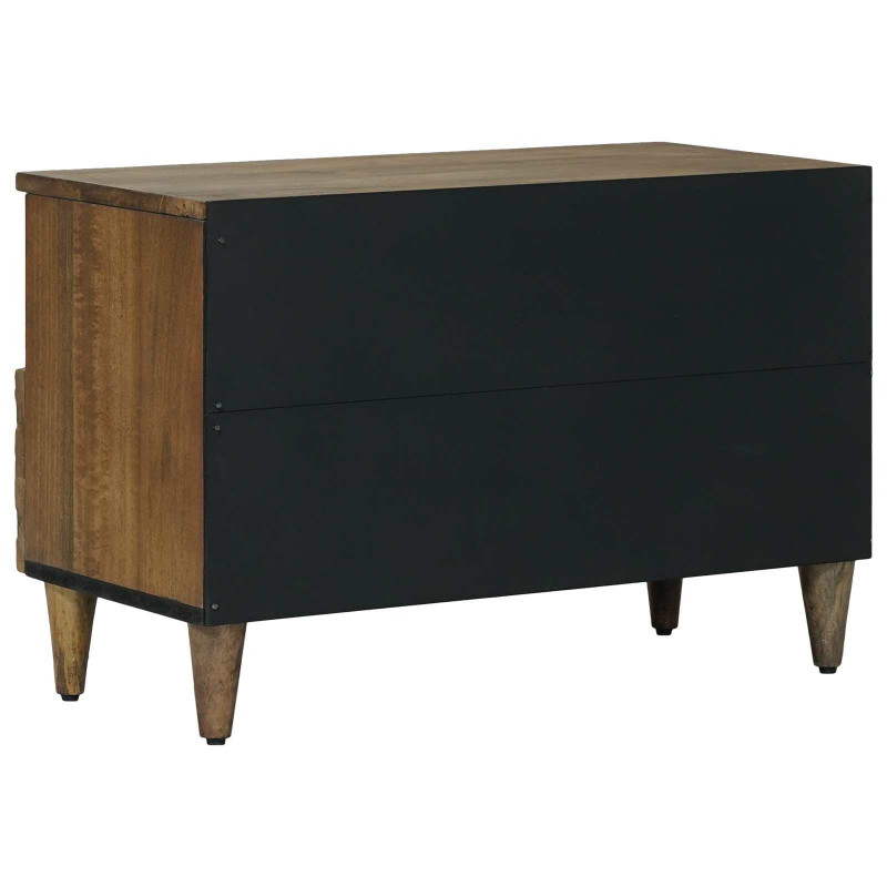 Szafka pod telewizor Brązowy 70 x 33,5 x 46 cm Drewno z mango
