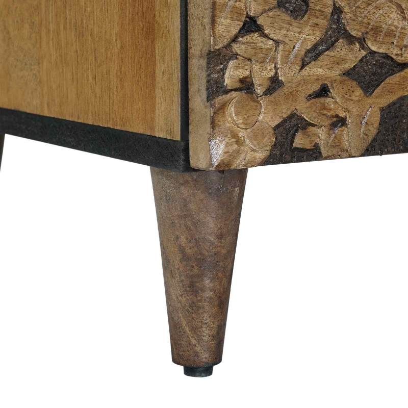 Szafka pod telewizor Brązowy 70 x 33,5 x 46 cm Drewno z mango