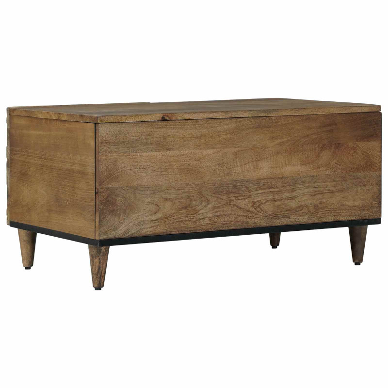 Stolik kawowy Brązowy 80 x 50 x 40 cm Drewno z mango
