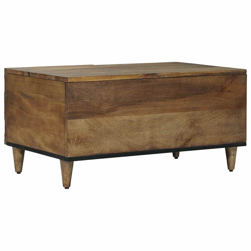 Stolik kawowy Brązowy 80 x 50 x 40 cm Drewno z mango